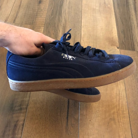 puma suede blue gum